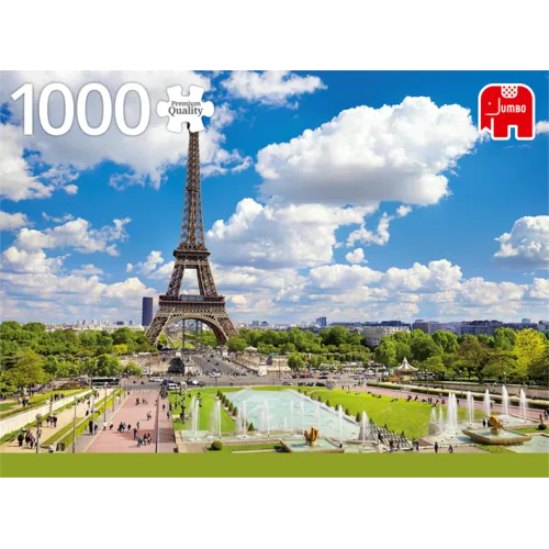 Jumbo puzzel 1000 stukjes Effeltoren in de zomer Parijs